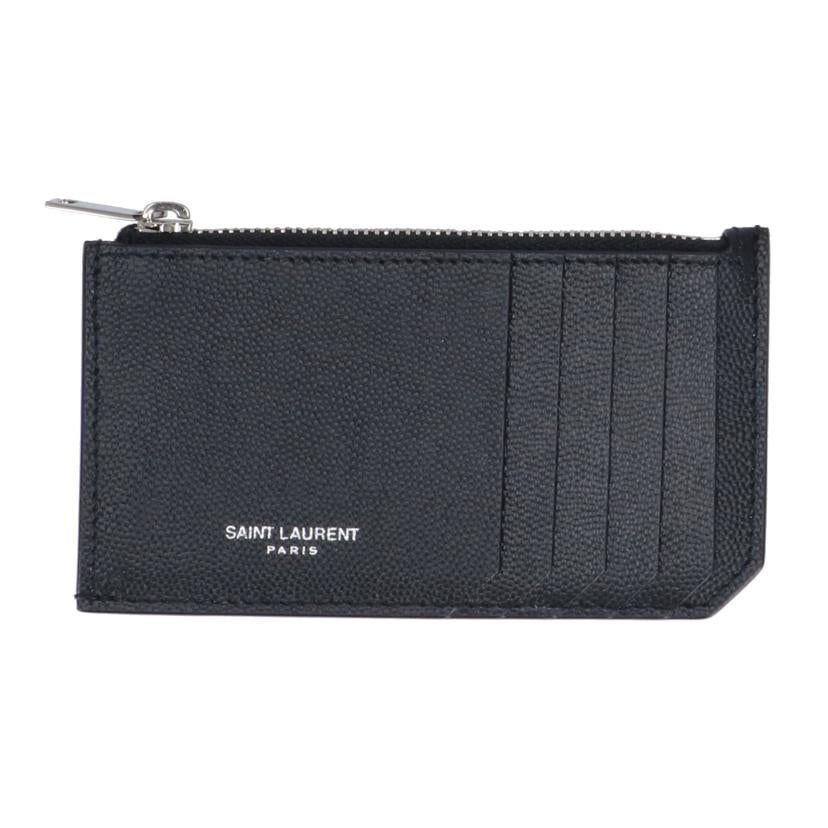 SAINT LAURENT サンローラン/サンローランマネークリップコインケース/キャビアスキン/GUE612071//052*/Aランク/75