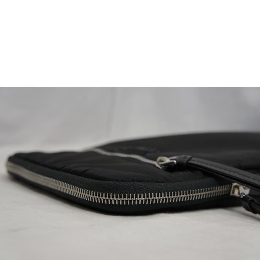 PRADA プラダ/ナイロンタブレットケース/TESSUTO+NAPPA NERO/1ZP014//42/Aランク/92