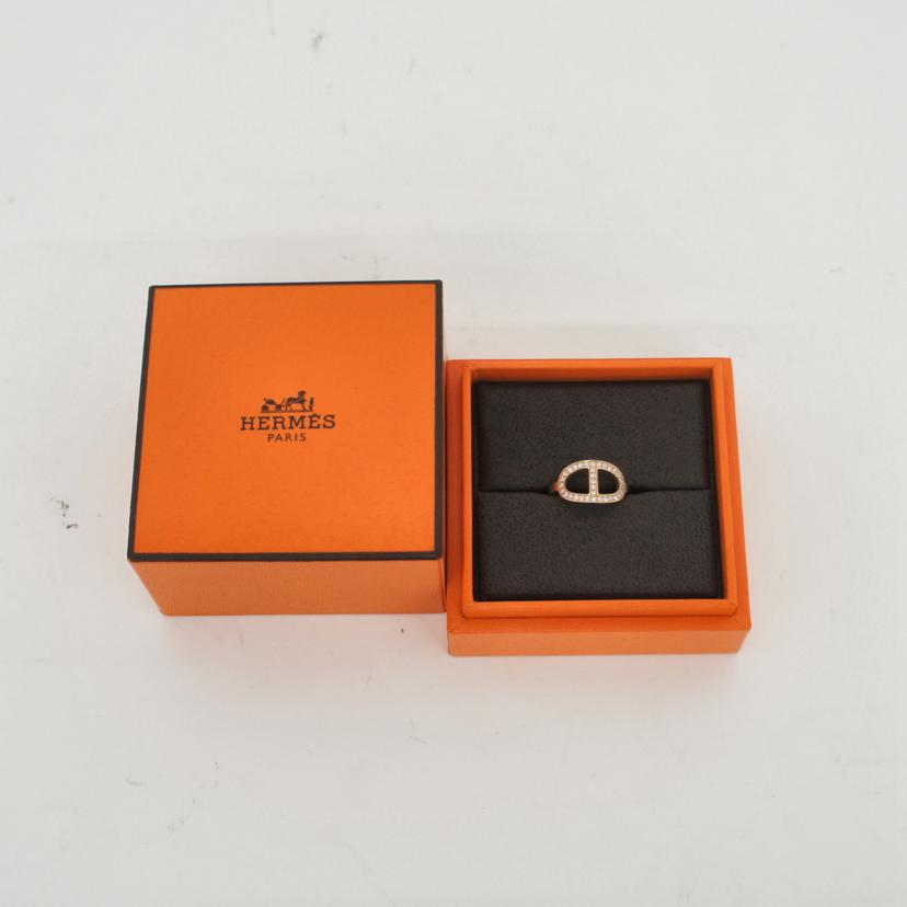 HERMES エルメス/AU750シェーヌダンクルダイヤリング#13//22V486719/ABランク/18