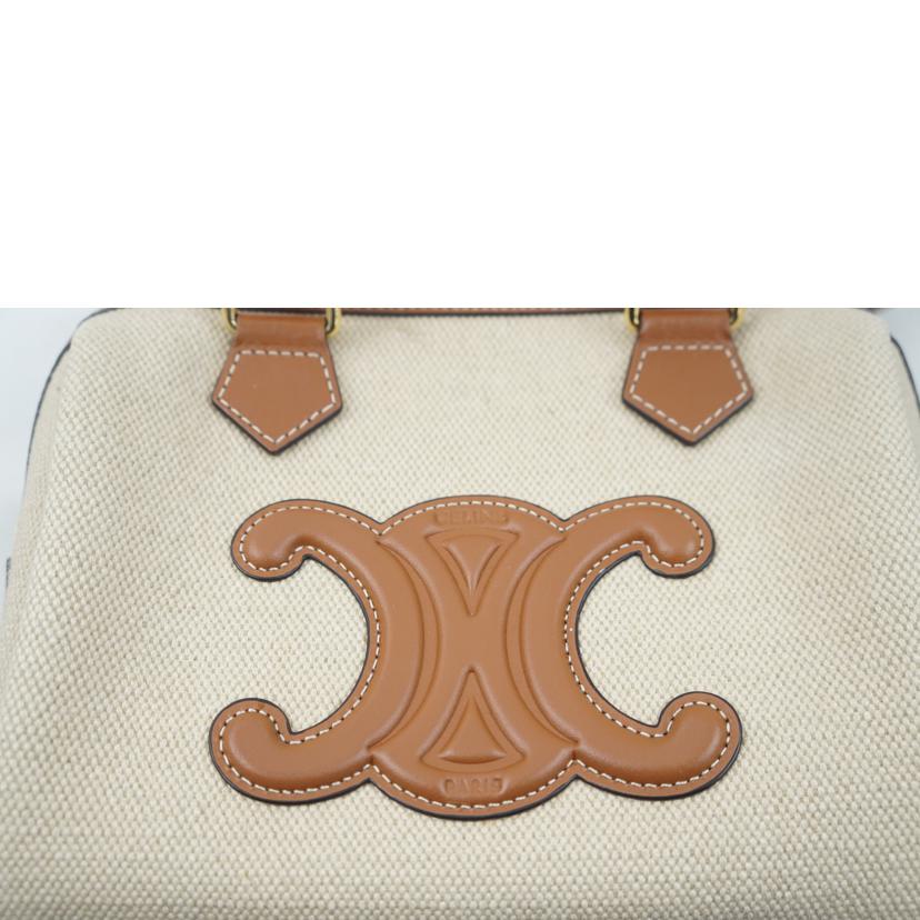 CELINE セリーヌ/キュイルトリオンフスモールボストン/19758//S-D******/Aランク/67