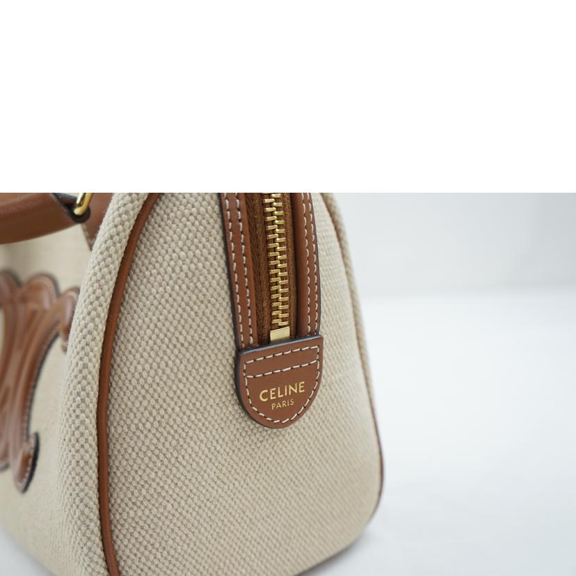 CELINE セリーヌ/キュイルトリオンフスモールボストン/19758//S-D******/Aランク/67