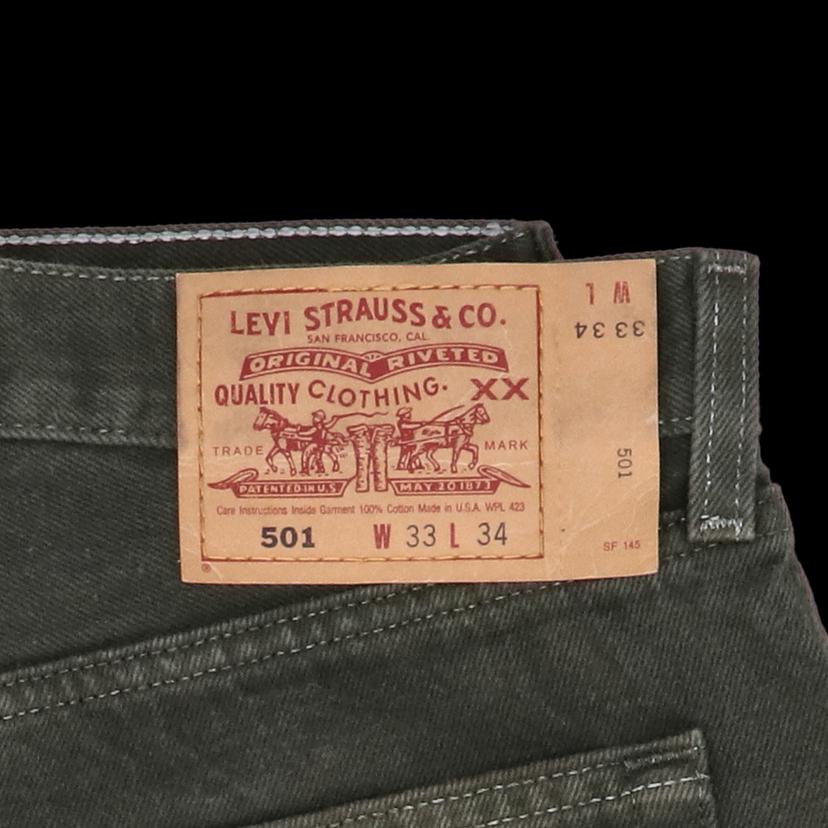 LEVI'S/USA製/501/オリーブ/90's/W33//ABランク/82