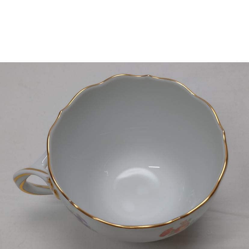 Meissen マイセン/キャスタードフラワー カップ&ソーサー//ABランク/52