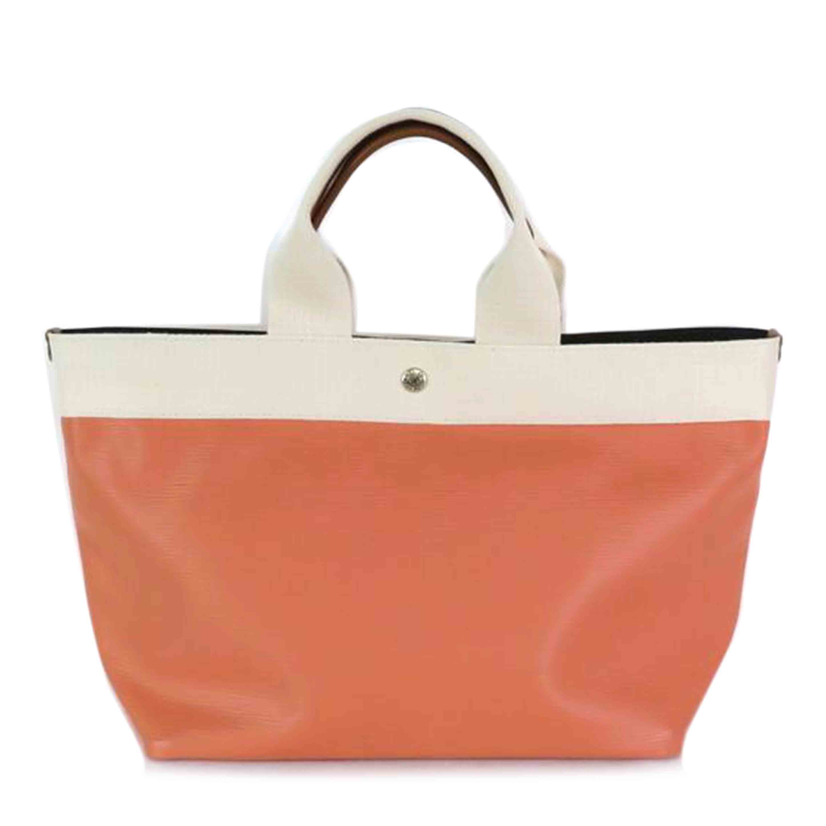 TOPKAPI トプカピ/RIPPLE ネオレザートートバッグ M / サーモンピンク//Aランク/81