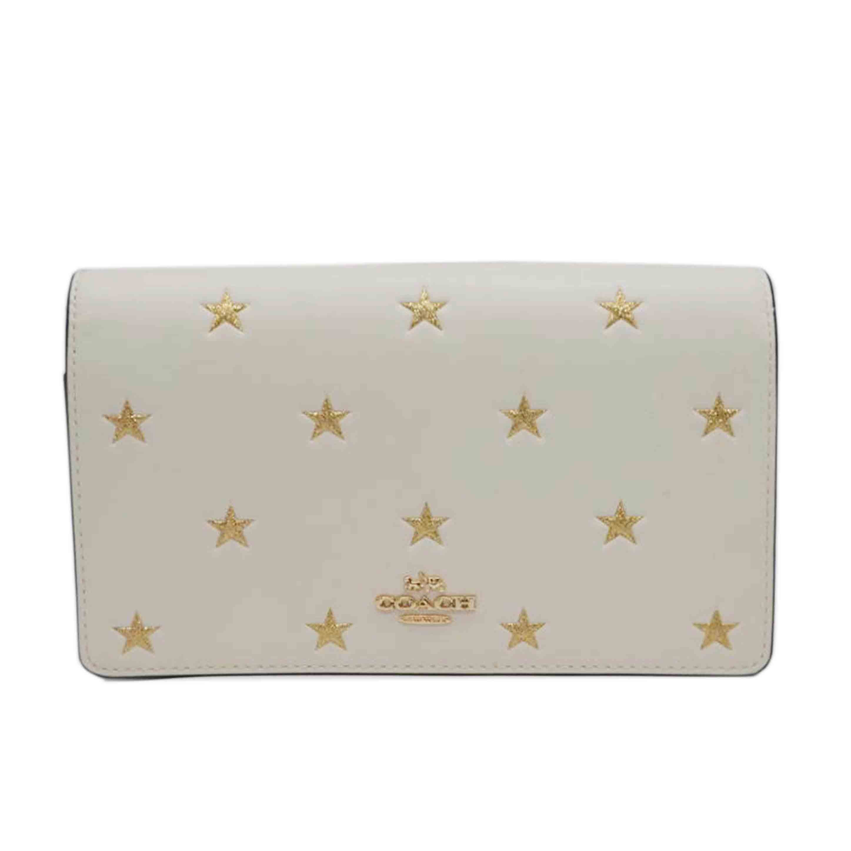 COACH コーチ/スタープリントチェークマルチボックスレザーショルダー/CX182//H24**/Aランク/89