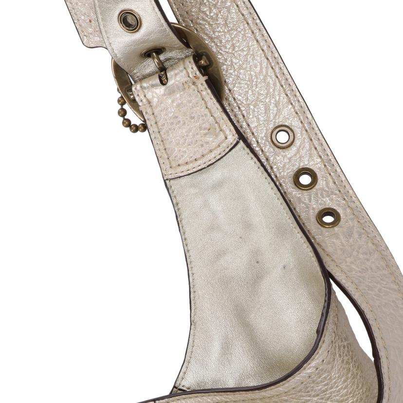 COACH コーチ/メタリックレザー/ショルダーバッグ/ゴールド/12503//C08**/ABランク/18