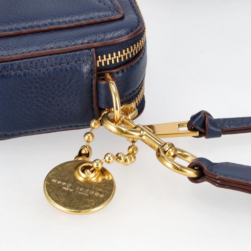 MARC JACOBS マークジェイコブス/レザーショルダーバッグ/ネイビー/M0008101//Aランク/18