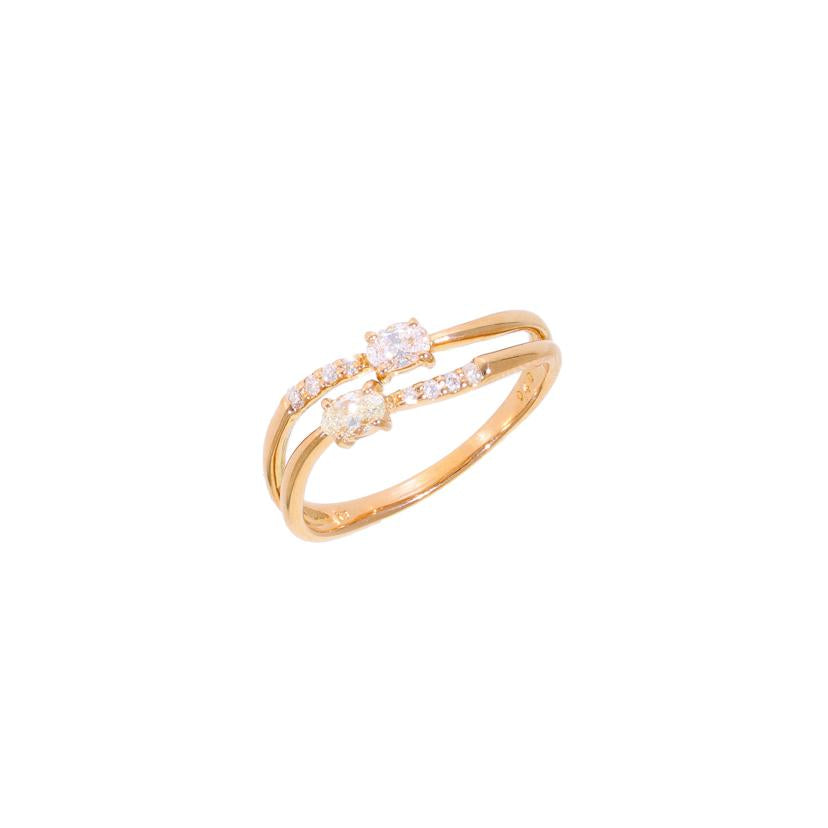 / K18ダイヤリング0.40ct//Aランク/65