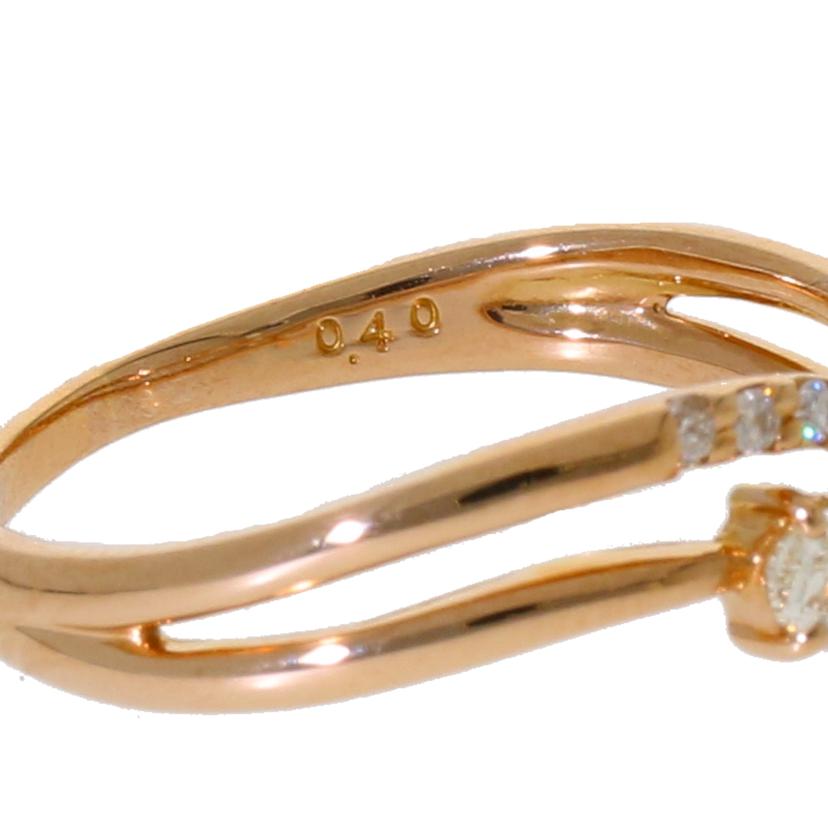 / K18ダイヤリング0.40ct//Aランク/65