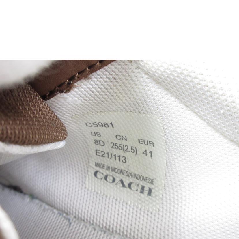 COACH コーチ/COACH シグネチャースニーカー 25.5cm/C5981//ABランク/70