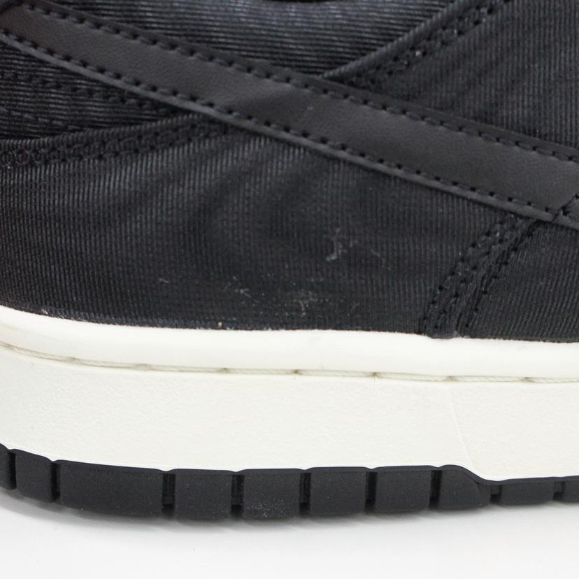 NIKE ナイキ/NIKE DUNK LOW RETRO PRM Black Canvas/DV7211-001//Sランク/05