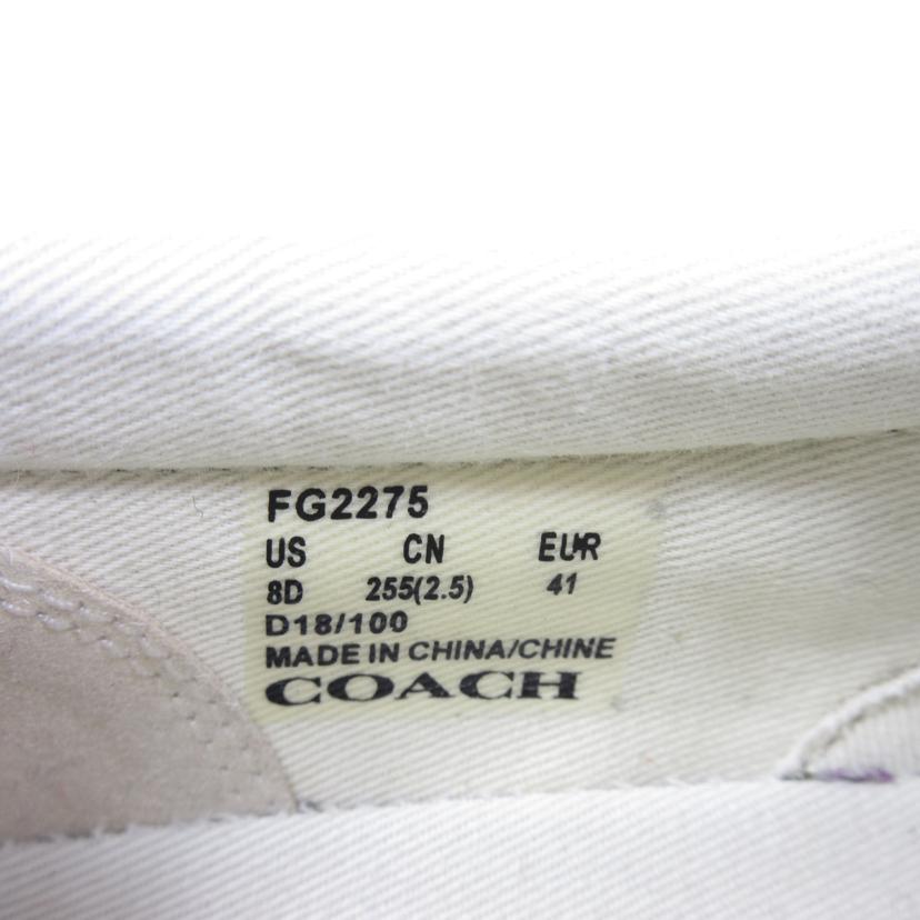 COACH コーチ/COACH レザースリッポン 25.5cm/FG2275//ABランク/70