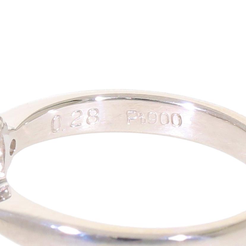 /◎PT900アレキサンドライトダイヤリング0.28/D0.32ct//Aランク/59