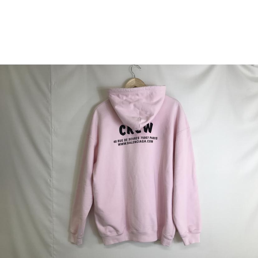 BALENCIAGA バレンシアガ/S CREW ロゴプリントオーバーサイズパーカー//BCランク/51