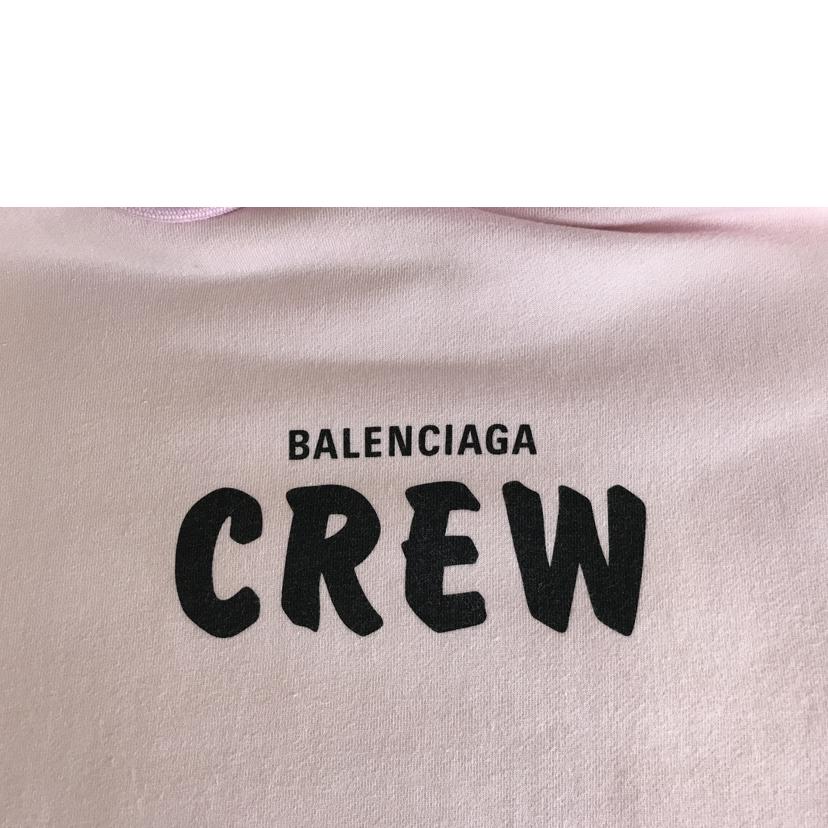 BALENCIAGA バレンシアガ/S CREW ロゴプリントオーバーサイズパーカー//BCランク/51