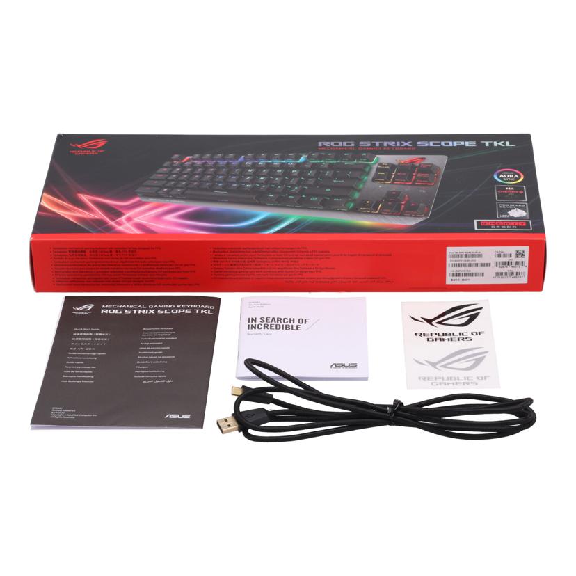 ASUS エイスース /ゲーミングキーボード/ROG Strix Scope TKL 銀軸//LBMPKR011538/Bランク/62