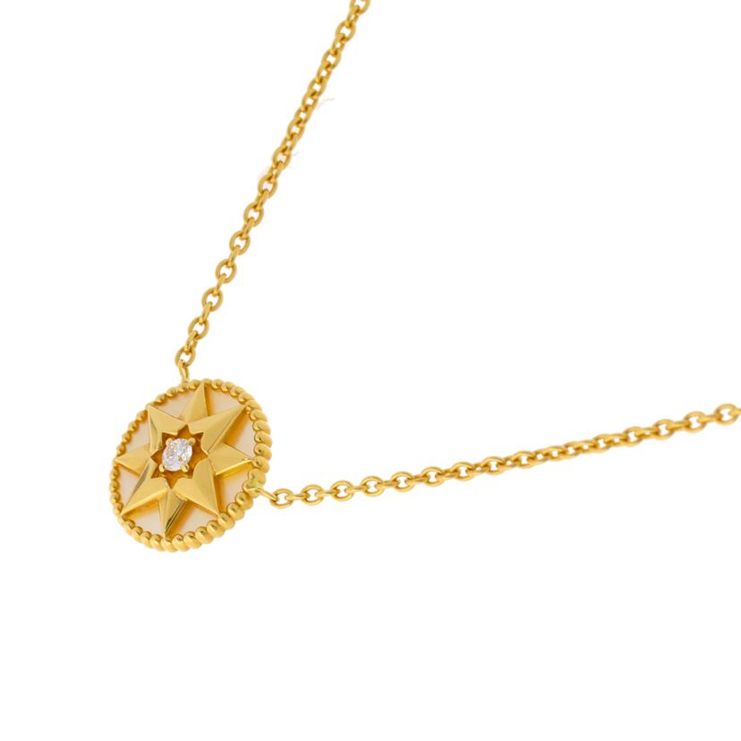 C.Dior ディオール/750ローズデヴァンシェルダイヤネックレス//Aランク/75