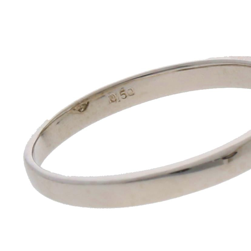 / K18WGダイヤリング0.50ct//Aランク/65