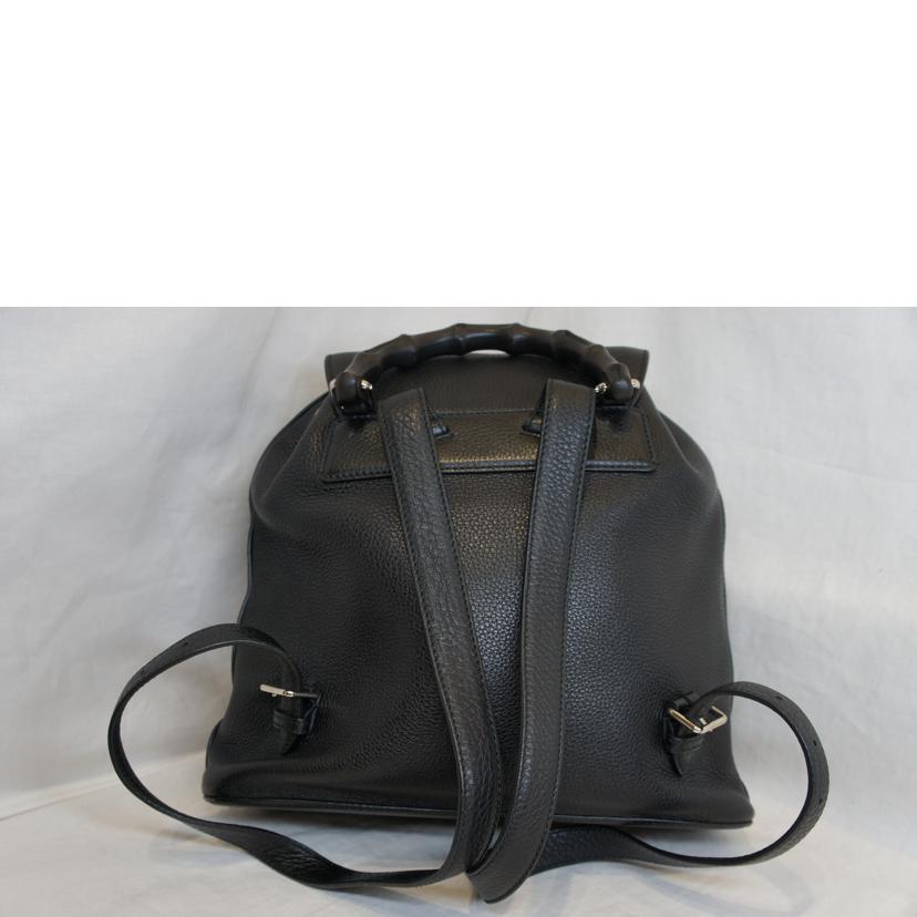 GUCCI グッチ/バンブータッセルレザーバックパック/370833//493***/Aランク/92