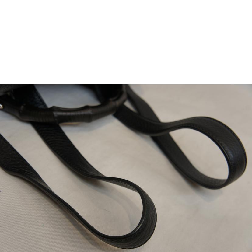 GUCCI グッチ/バンブータッセルレザーバックパック/370833//493***/Aランク/92