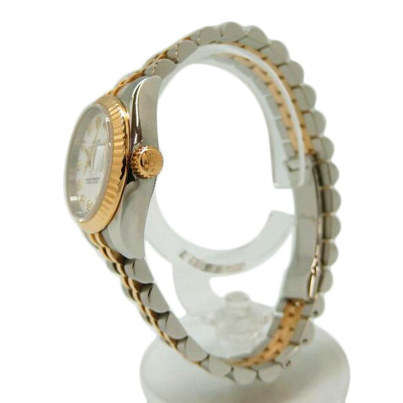 ROLEX ロレックス/デイトジャスト・レディース/白文字盤/新ダイヤ/179173G//316*****/Aランク/82