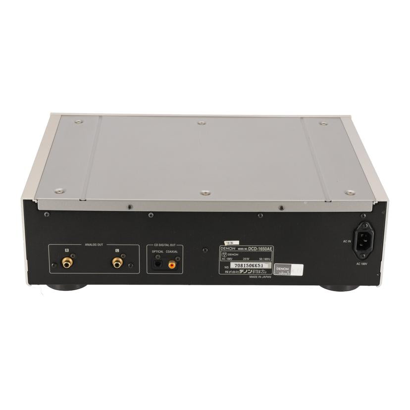 DENON デノン /CDプレーヤー/DCD-1650AE//7081506651/Bランク/05