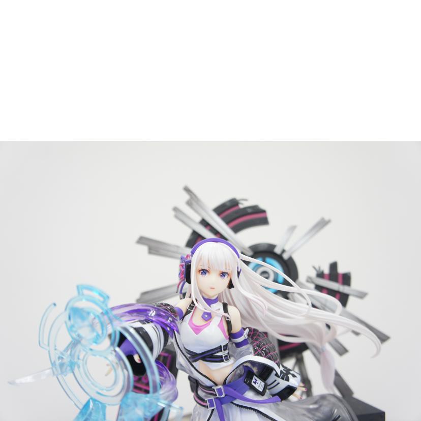 eStream/アルファサテライト/【特典付き】エミリア -Neon City Ver.- 「Re:ゼロから始める異世界生活」 SHIBUYA SCRAMBLE FIGURE 1/7 PVC製塗装済み完成品 eStream Store限定//ABランク/01