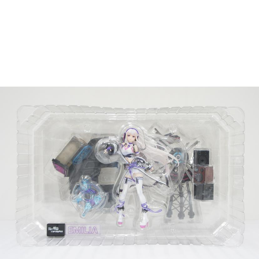 eStream/アルファサテライト/【特典付き】エミリア -Neon City Ver.- 「Re:ゼロから始める異世界生活」 SHIBUYA SCRAMBLE FIGURE 1/7 PVC製塗装済み完成品 eStream Store限定//ABランク/01
