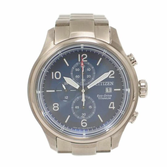 CITIZEN シチズン/Eco-Drive/クロノグラフ/TITANIUM/ソーラー/CA0810-BBL//232******/Aランク/69