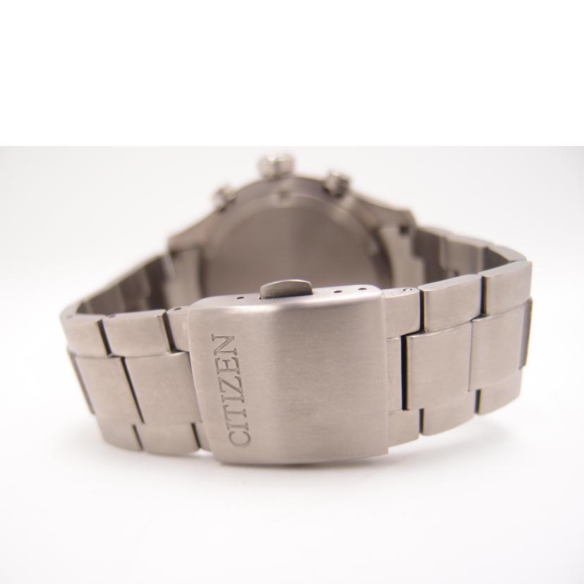 CITIZEN シチズン/Eco-Drive/クロノグラフ/TITANIUM/ソーラー/CA0810-BBL//232******/Aランク/69