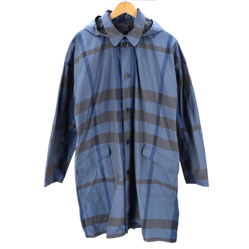 NO ID. ノー アイディ/ビッグチェックツイル九八レインオーバーコート/845006-955C//ABランク/85