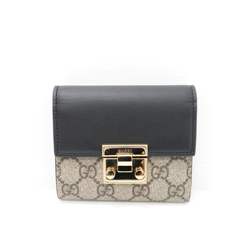 GUCCI グッチ/GGスプリーム三つ折り財布/453155//041*/ABランク/88