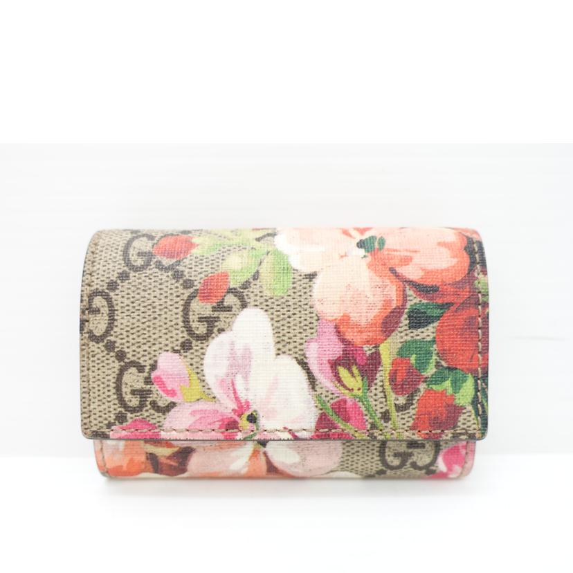 GUCCI グッチ/GGブルームス6連キーケース/410084//218*/Bランク/88