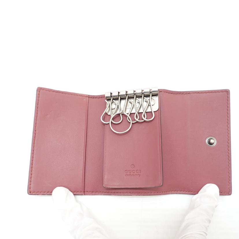 GUCCI グッチ/GGブルームス6連キーケース/410084//218*/Bランク/88
