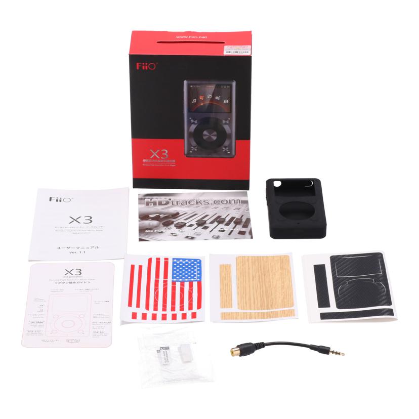 FiiO フィーオ/ハイレゾ対応デジタルオーディオプレーヤー/Fiio X3 2nd gen//60030123580909/Bランク/70
