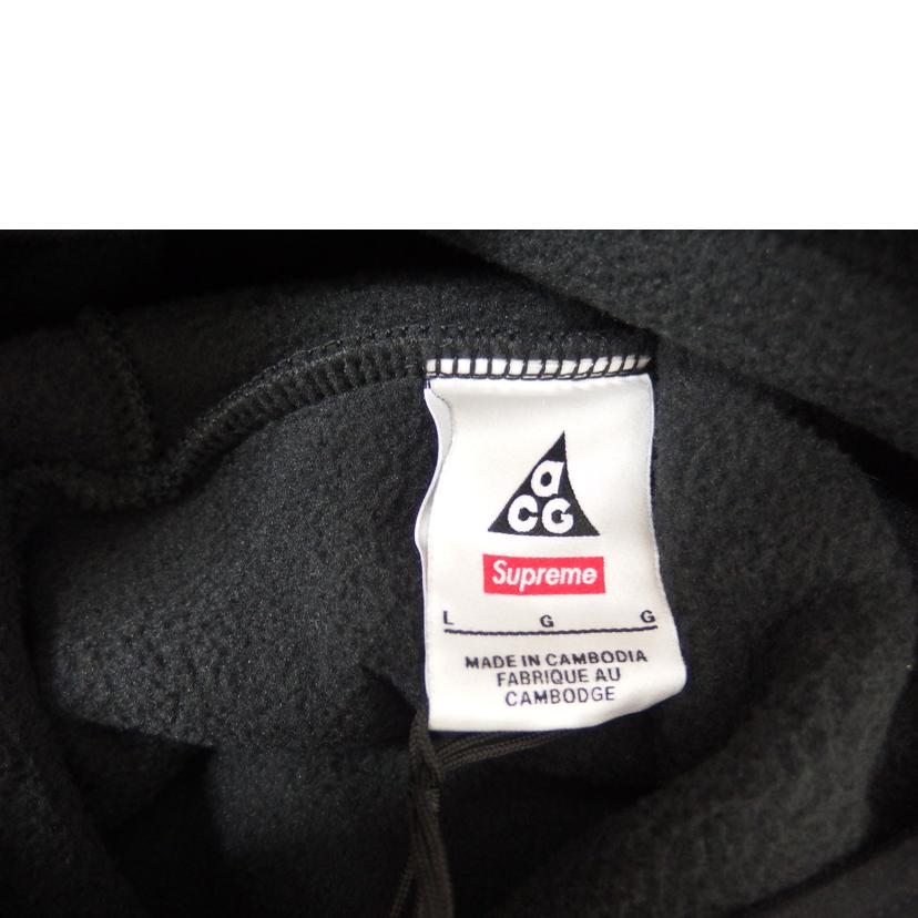 NIKE×Supreme  ナイキ×シュプリーム/ACGフリースプルオーバー/ブラック/DN3254-010//ABランク/82