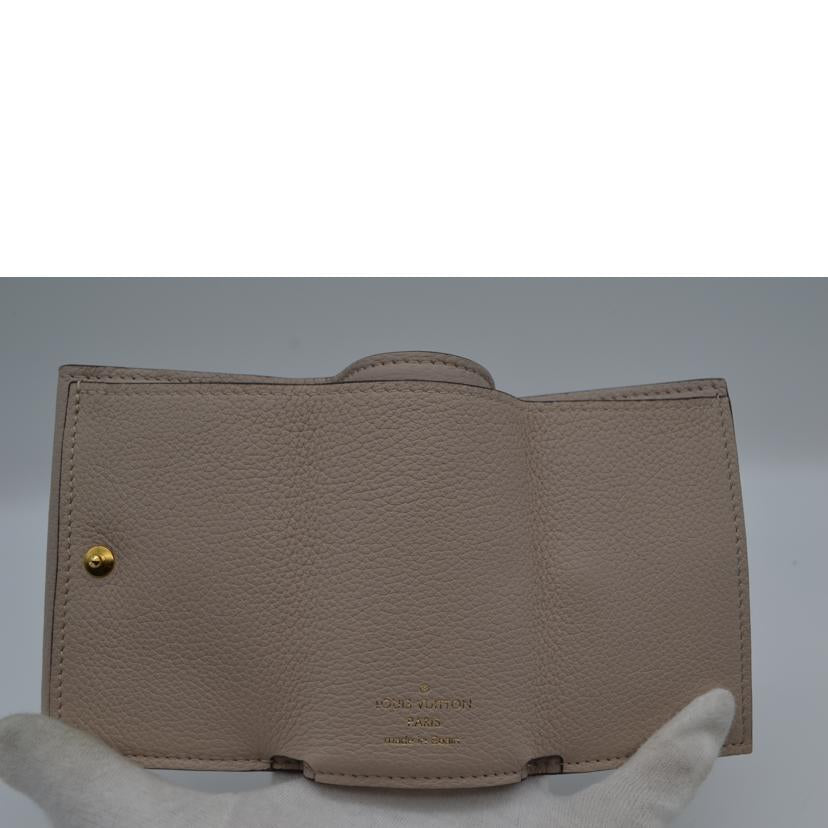 LV ルイヴィトン/ポルトフォイユ・ロックミニ/トリヨンレザー/グレージュ/M69340//UB0***/ABランク/89