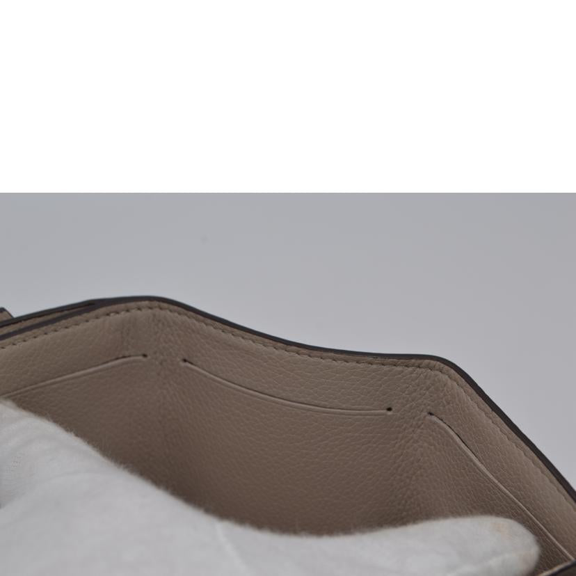 LV ルイヴィトン/ポルトフォイユ・ロックミニ/トリヨンレザー/グレージュ/M69340//UB0***/ABランク/89