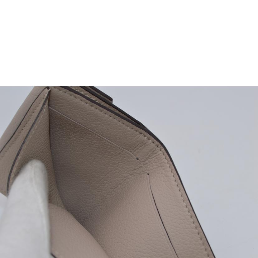 LV ルイヴィトン/ポルトフォイユ・ロックミニ/トリヨンレザー/グレージュ/M69340//UB0***/ABランク/89