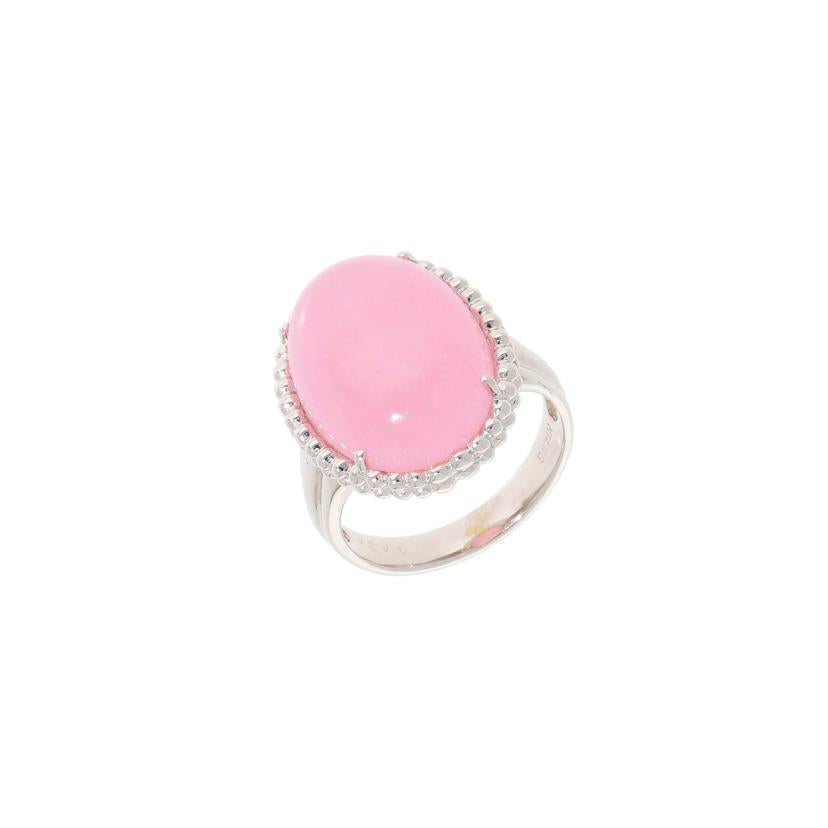 ◎K14WGローズクォーツリング14.34ct//Aランク/59