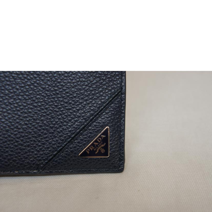 PRADA プラダ/レザーマネークリップブラック/2MN077//197*/SAランク/92