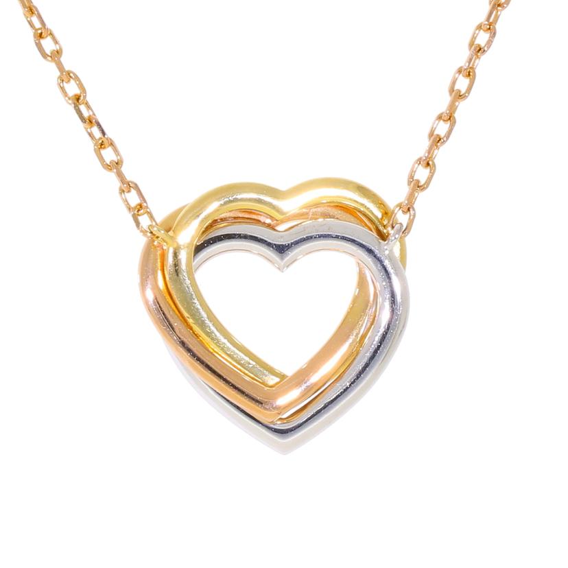 Cartier カルティエ/750トリニティハートダイヤネックレス//Aランク/92