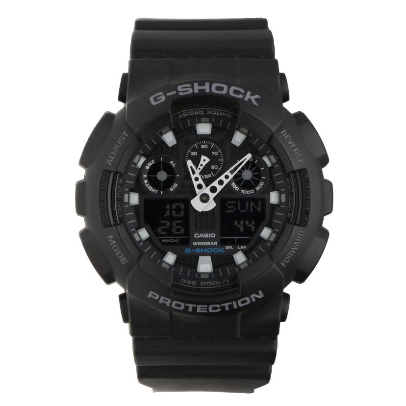 CASIO カシオ/G-SHOCKデジアナウォッチ/ブラック/GA-100C//Bランク/18