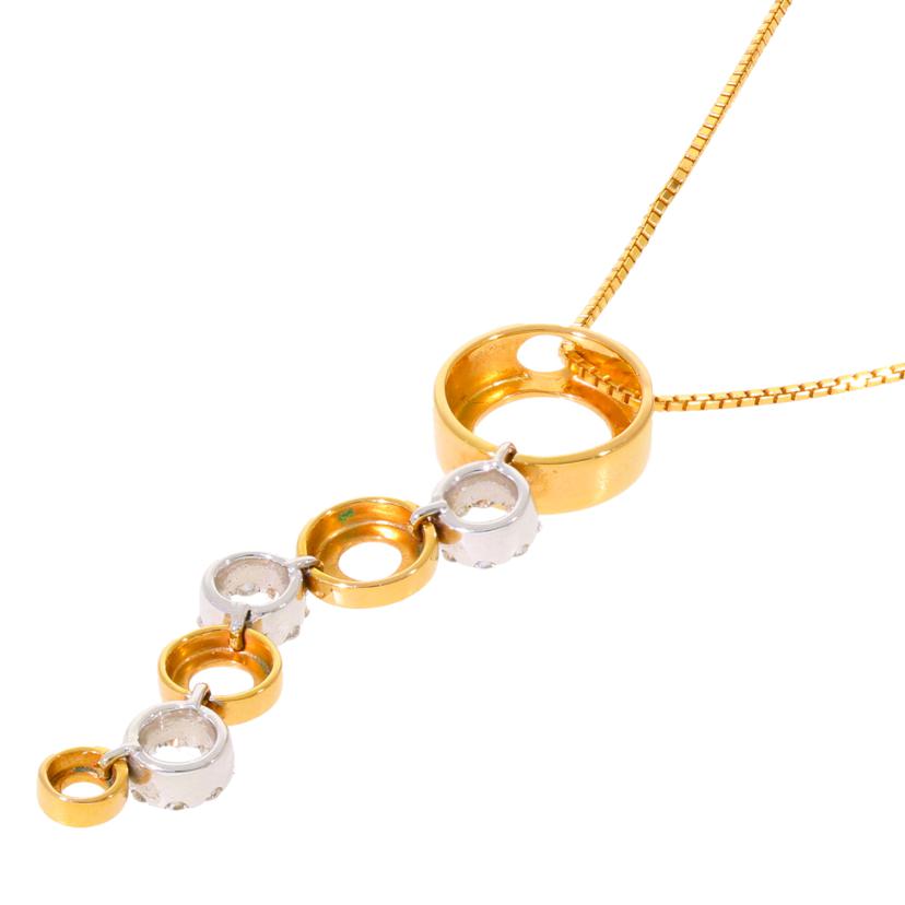 /◎K18ダイヤネックレス0.30ct//ABランク/59