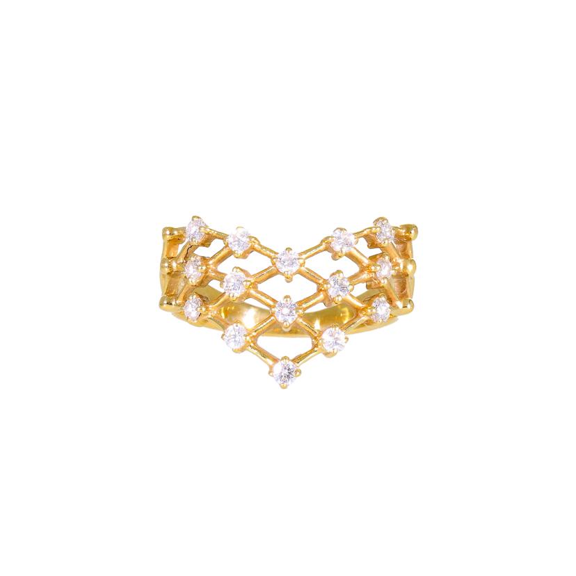 / K18ダイヤリング0.30ct//Aランク/71
