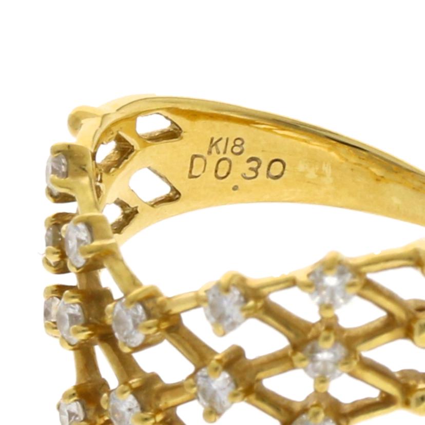 / K18ダイヤリング0.30ct//Aランク/71