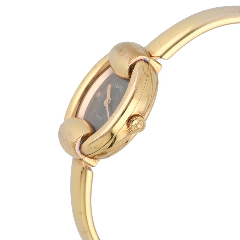 GUCCI グッチ/ブラック文字盤/バングルウォッチ/クォーツ/1400L//134*****/Bランク/18