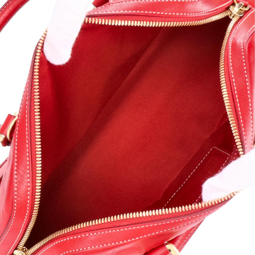 COACH コーチ/シグネチャーエンボス/2WAYバッグ/レッド/7011//L1S/Aランク/18