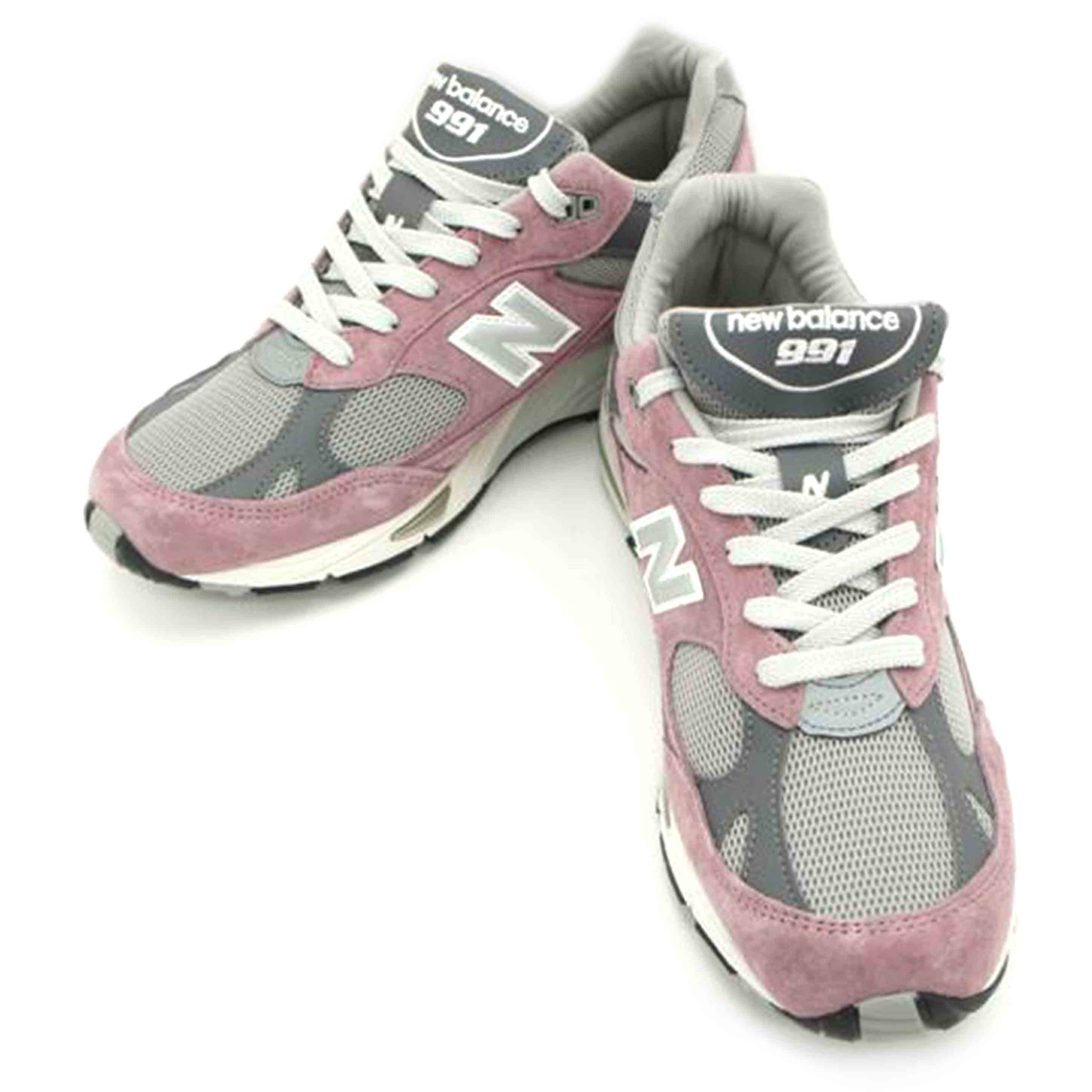 NB ニューバランス/991/ピンク/グレー/M991PGG//サイズ:UK表記8 1/2/Aランク/75