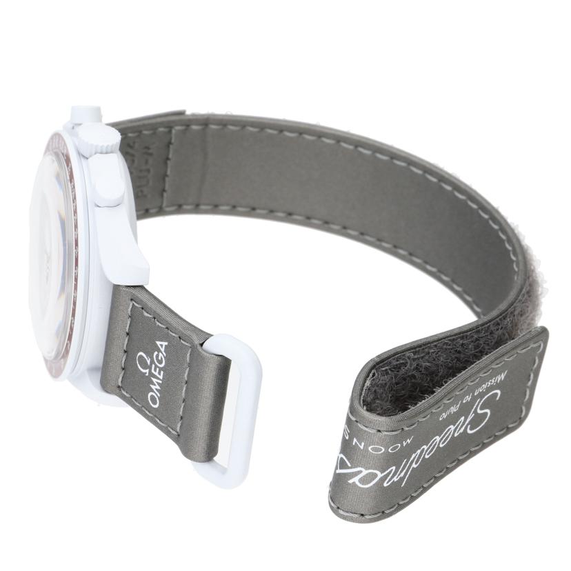 OMEGA×swatch オメガ×スウォッチ/ムーンスウォッチ MISSION TO PLUTO クオーツ/SO33M101//Aランク/05